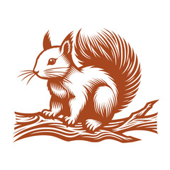 Squirrel vector, squirrel logo
