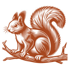 Squirrel vector, squirrel logo