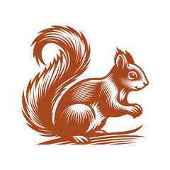 Squirrel vector, squirrel logo