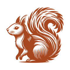 Squirrel vector, squirrel logo