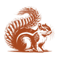 Squirrel vector, squirrel logo