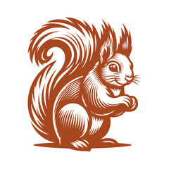 Squirrel vector, squirrel logo