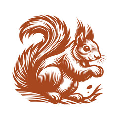 Squirrel vector, squirrel logo