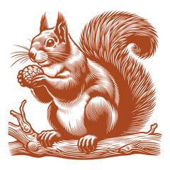 Squirrel vector, squirrel logo