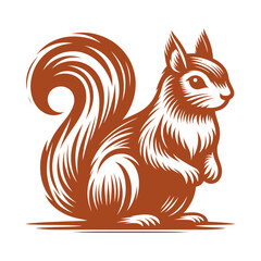 Squirrel vector, squirrel logo