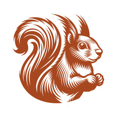 Squirrel vector, squirrel logo