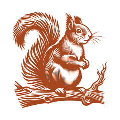 Squirrel vector, squirrel logo