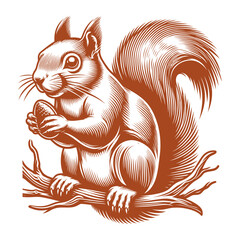 Squirrel vector, squirrel logo