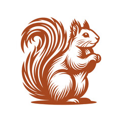 Squirrel vector, squirrel logo