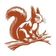 Squirrel vector, squirrel logo