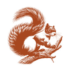 Squirrel vector, squirrel logo