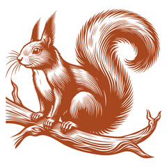 Squirrel vector, squirrel logo