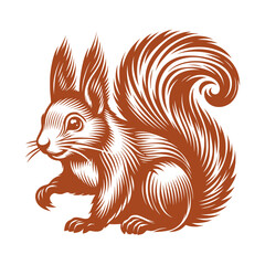 Squirrel vector, squirrel logo