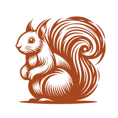 Squirrel vector, squirrel logo
