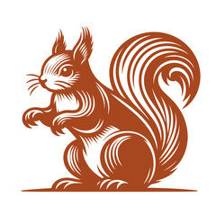 Squirrel vector, squirrel logo