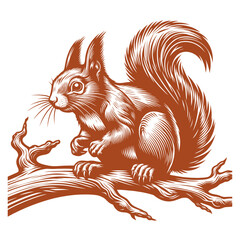 Squirrel vector, squirrel logo