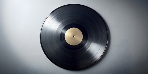 Fototapeta premium Schallplatte Vinyl Schellack Vinylscheibe Scheibe Platte AI Generative