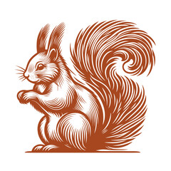 Squirrel vector, squirrel logo