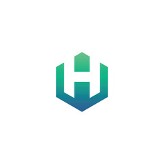 Letter H Logo Vector Design. HW Logo Symbol