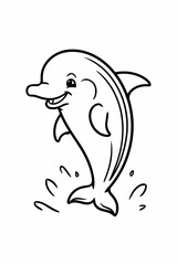 Obraz premium illustration of a dolphin