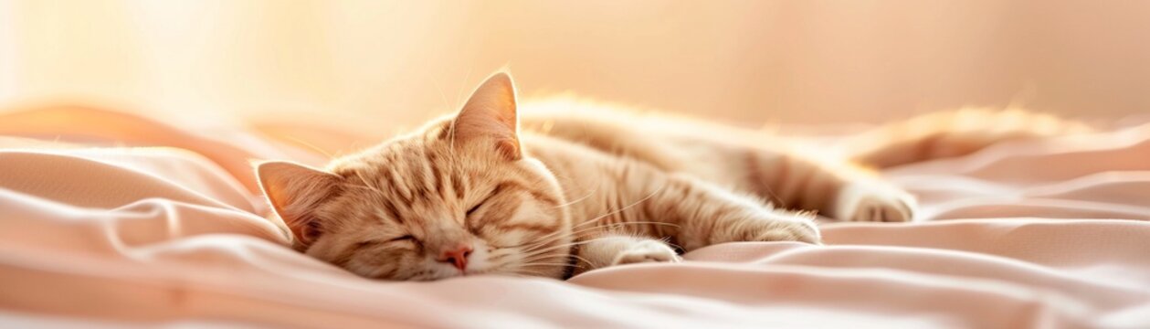Pet lying on silky fabric, realistic fur and fabric textures, Warm tones, High resolution, Photographic quality, Soft and inviting scene 8K , high-resolution, ultra HD,up32K HD