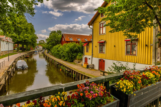 Tranquil and scenic village of Trosa in central Sweden