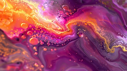 Abstract Fluid Art: A mesmerizing abstract background created with fluid art techniques and vibrant colors.
