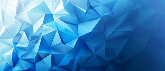 Abstract background showing blue geometric shapes creating modern design