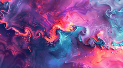 Abstract Fluid Art: A mesmerizing abstract background created with fluid art techniques and vibrant colors.
