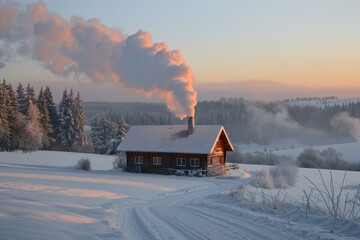 Frosty Mornings and Hazy Skies: Air Pollution from Winter Heating in Rural Areas