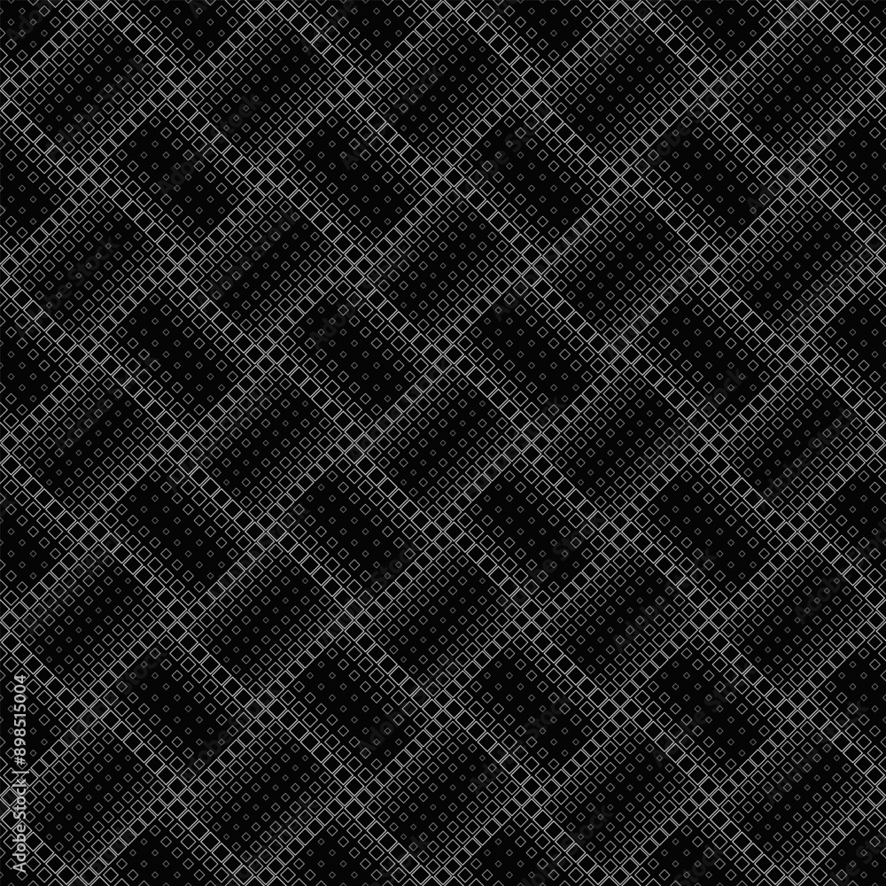 Poster geometrical black and white seamless diagonal square pattern background - abstract vector design