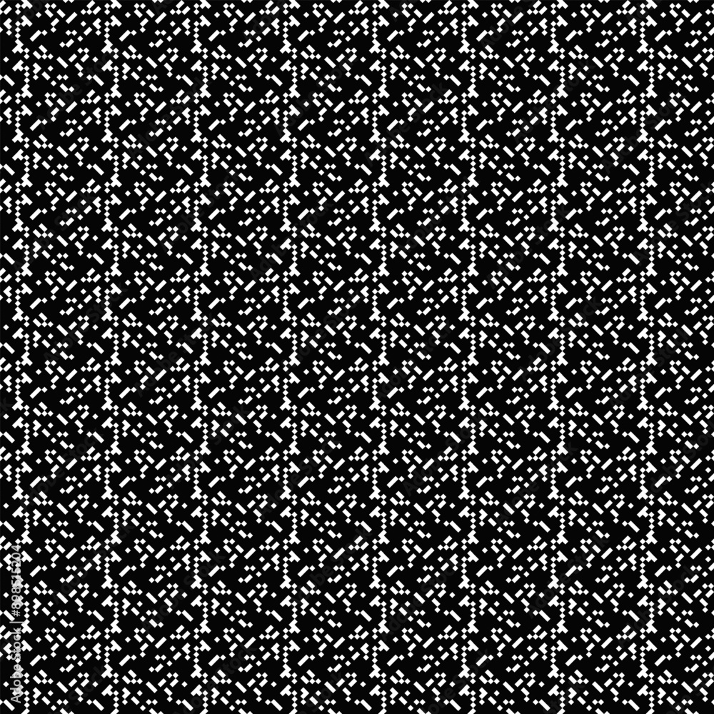 Poster seamless black and white geometrical pattern background - repetitive abstract vector graphic design