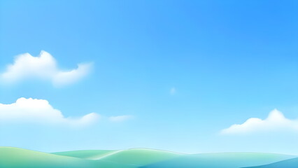 Obraz premium blue sky backdrop