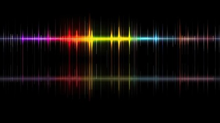 Wavy lines of purple, pink, and blue flow across a dark background of twinkling stars SEAMLESS PATTERN