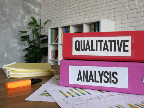 Qualitative analysis methods are shown using the text