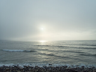 Sunrise over the ocean