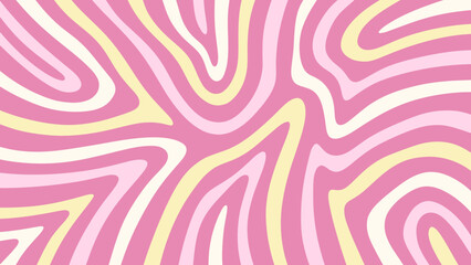 Pink wave seamless pattern abstract background