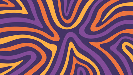 Colorful violet abstract background seamless pattern with line waves