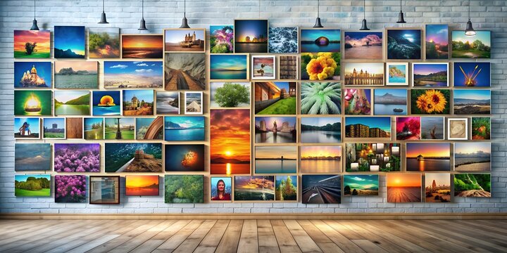 A picture on a wall informative Vibrant engaging AI-Created Content