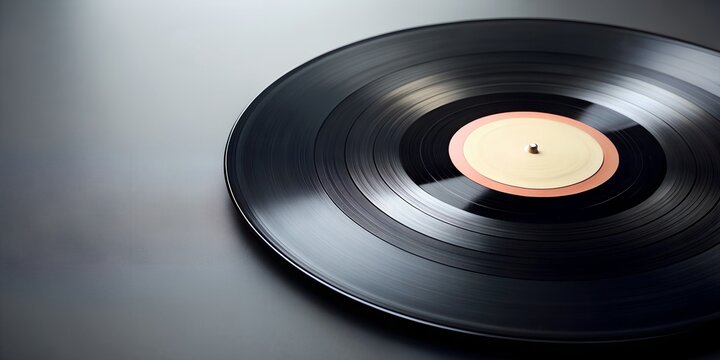 Schallplatte Vinyl Schellack Vinylscheibe Scheibe Platte AI Generative