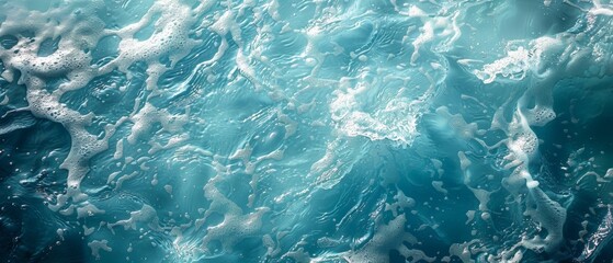 blue water with ripples and waves, perfect summer background