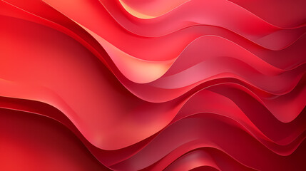 Fototapeta premium Abstract red waves creating a dynamic and vibrant visual effect.