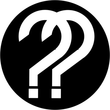 recommend clip art: double question mark symbol in circle