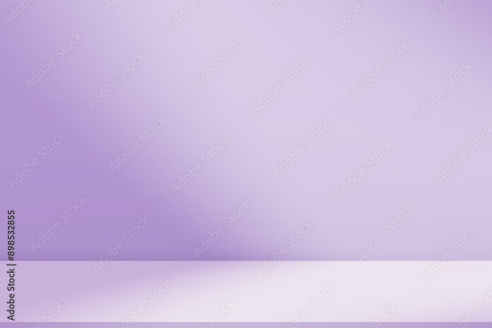 Aufkleber purple background,studio room with abstract light,window shadow on floor and wall for autumn product