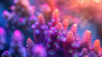 Fototapeta premium Vibrant Floral Explosion: A Captivating Chromatic Display