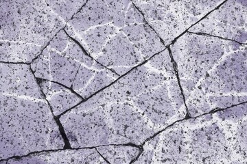 Cracked concrete old surface cement mortar.