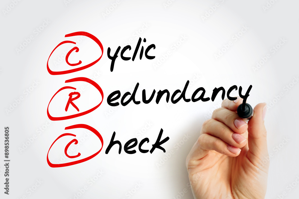 Aufkleber crc - cyclic redundancy check is an error-detecting code commonly used in digital networks and stora