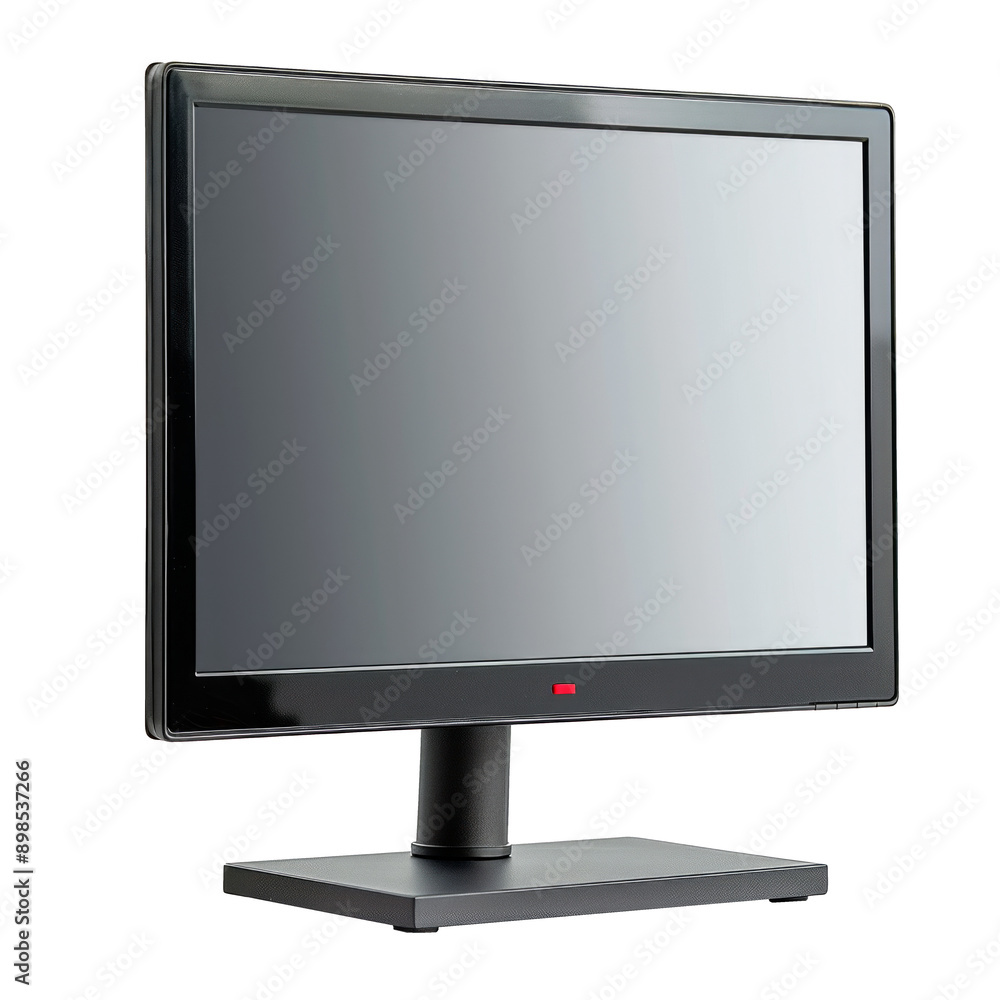 Poster freestanding computer widescreen. png element isolated on transparent background.