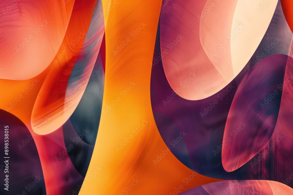 Poster fluid digital art with colorful wave patterns, vibrant backdrop for modern abstract background desig