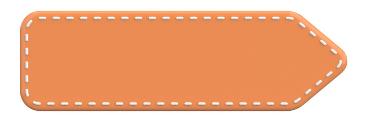 Price tag. Price label. 3D illustration.